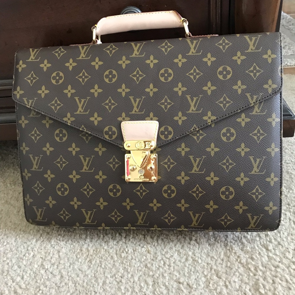 VINTAGE Briefcase 💼 Louis Vuitton Style